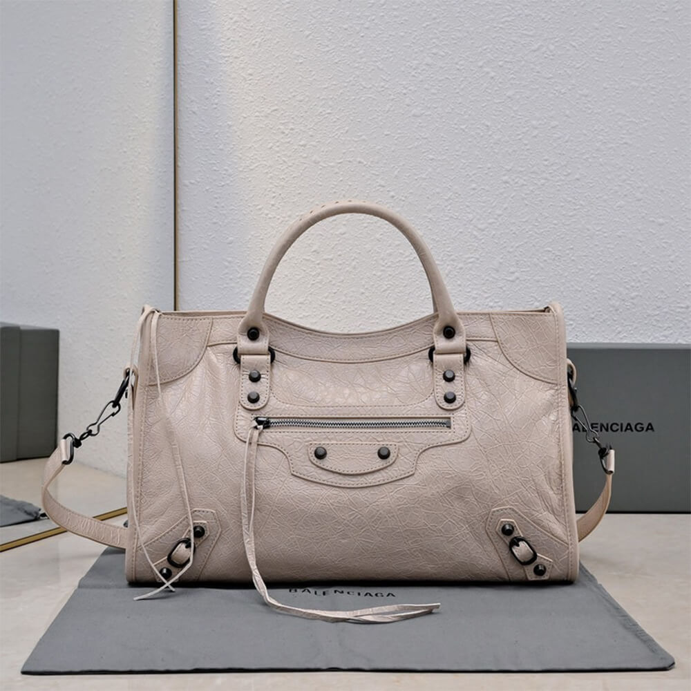 Balenciaga Women s Le City Bag Medium(HIGH-END GRADE)